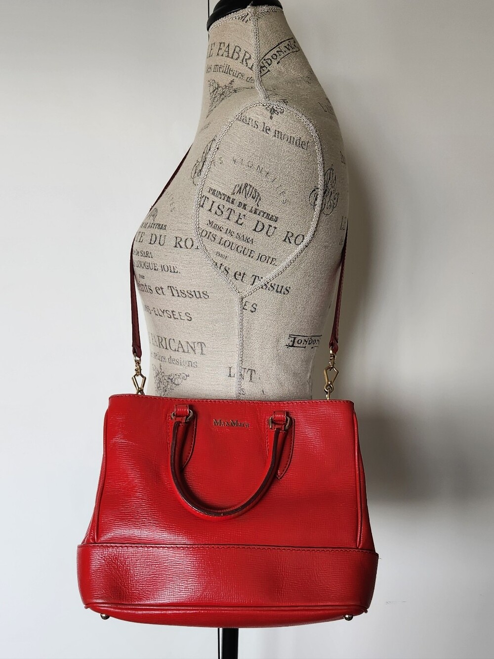 MaxMara Two-way Red Handbag